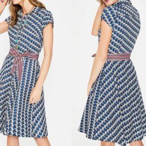 Boden Sophia Shirt Dress sz 12